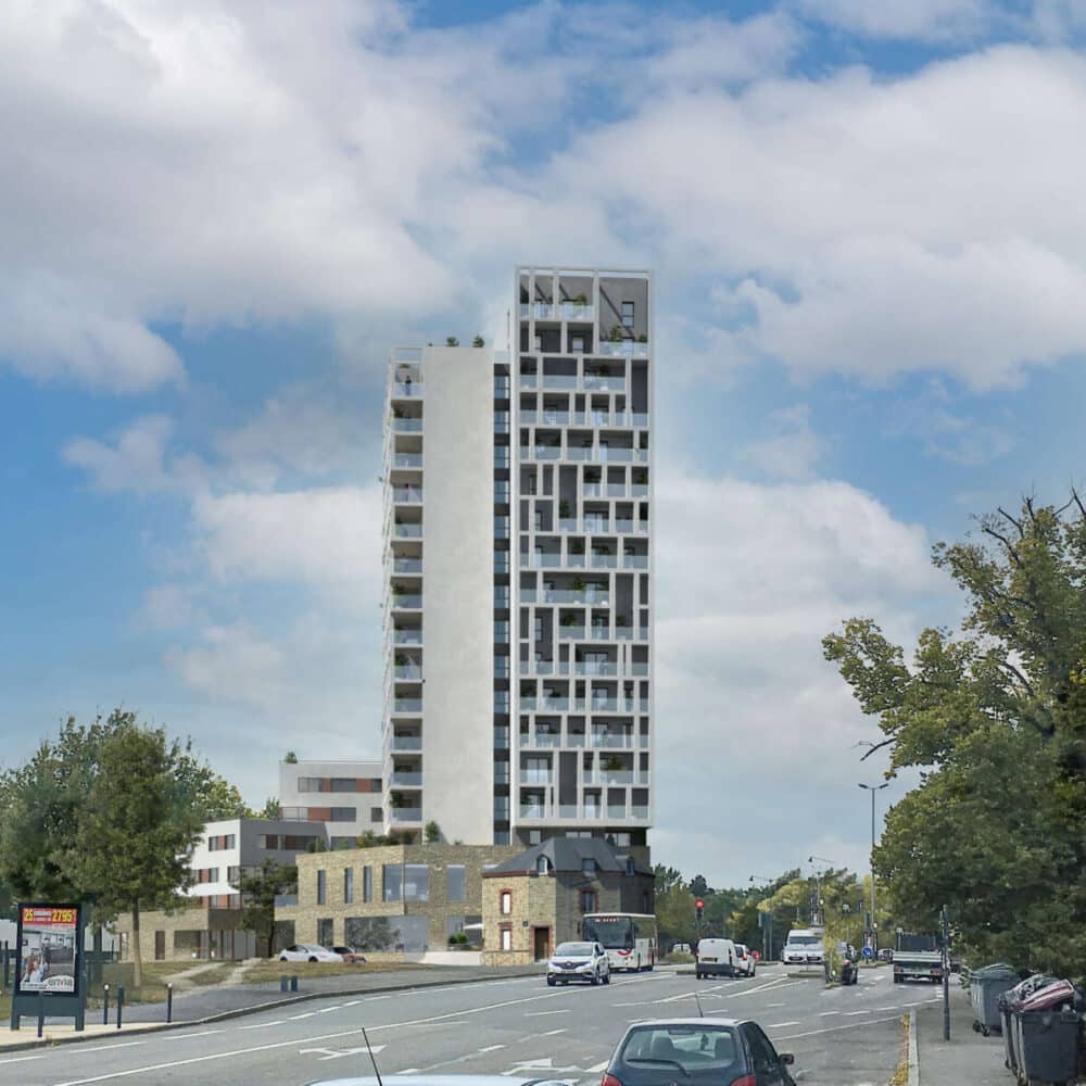 Site Bati Armor Logements Route Saint Brieuc Rennes Vezin Insertion