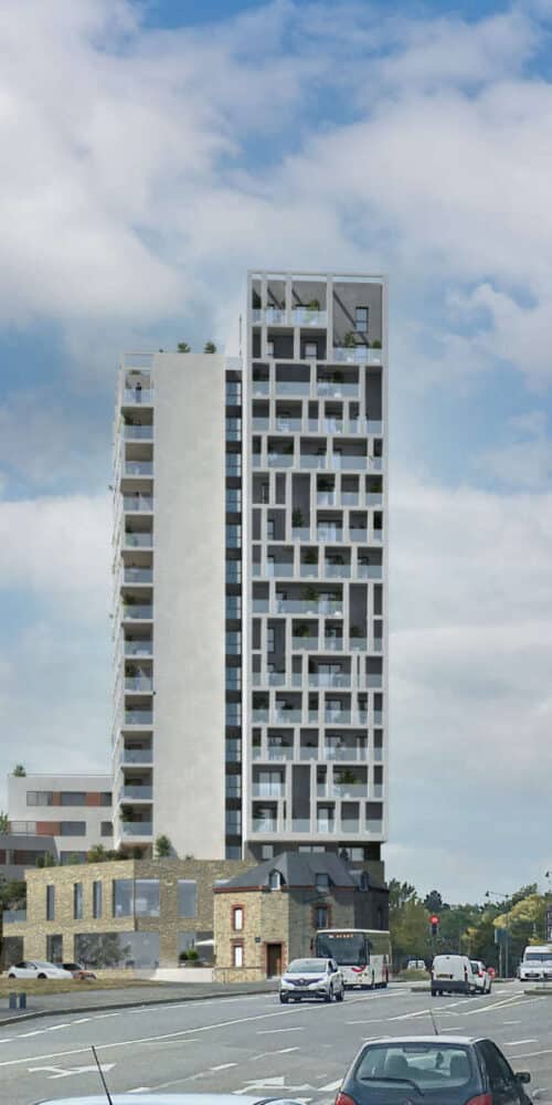 Site Bati Armor Logements Route Saint Brieuc Rennes Vezin Insertion